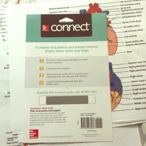 Connect access code for anatomy and physiology
